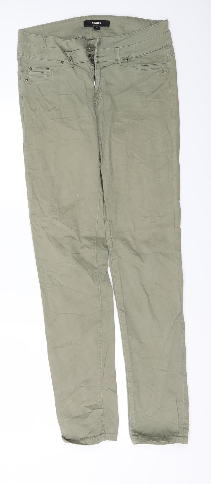 Mexx Womens Green Denim Straight Jeans Size 28 in L30 in