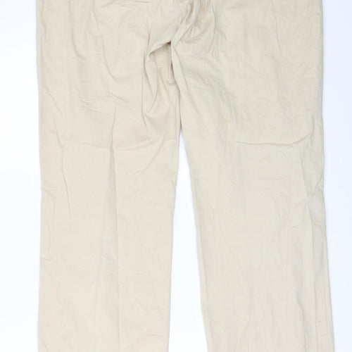 Perry Womens Beige   Chino Trousers Size 18 L34 in