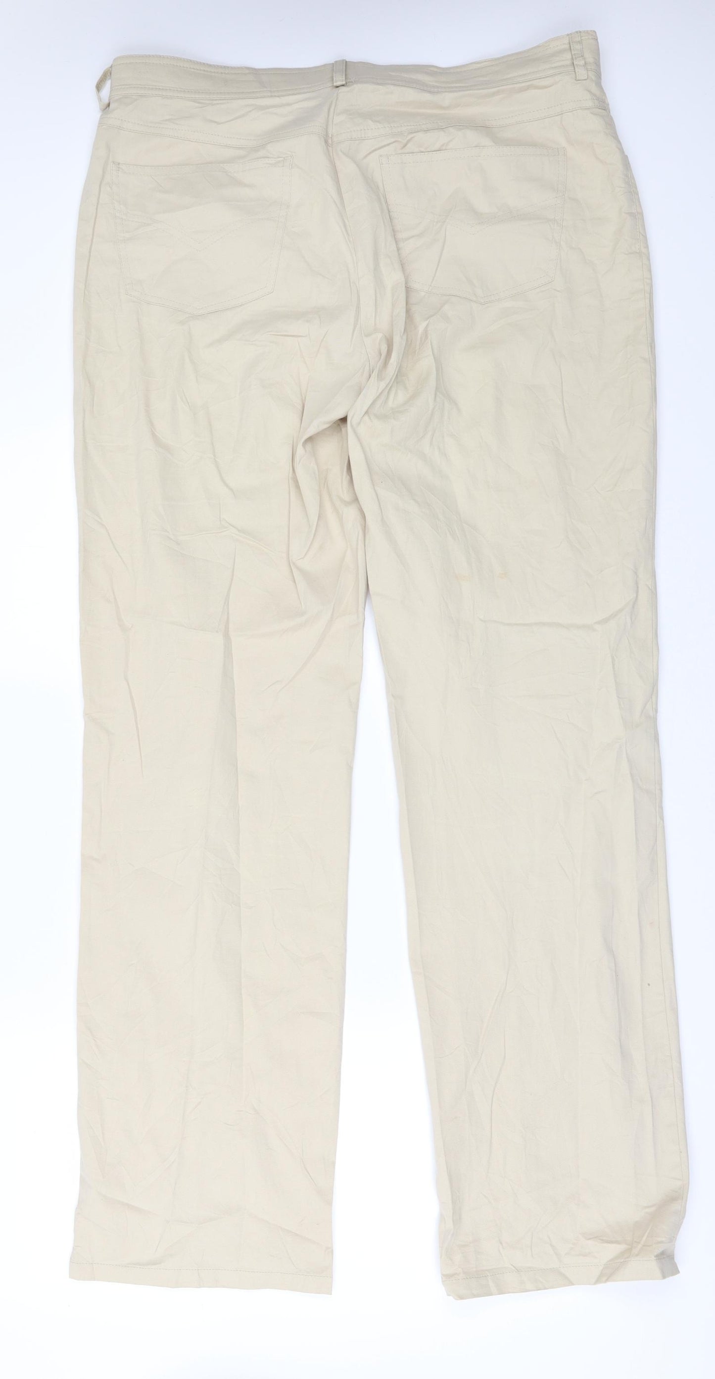 Perry Womens Beige   Chino Trousers Size 18 L34 in