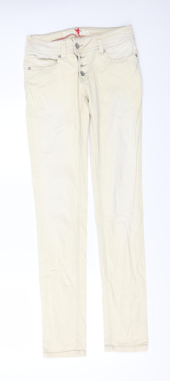 Buena Vista Womens Beige   Skinny Jeans Size 2XS L32 in