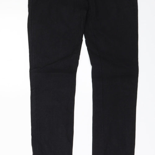 Pieces Womens Black  Denim Skinny Jeans Size 30 in L30 in