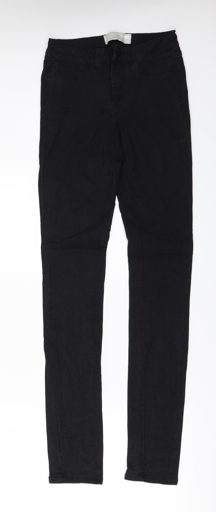 Pieces Womens Black  Denim Skinny Jeans Size 30 in L30 in