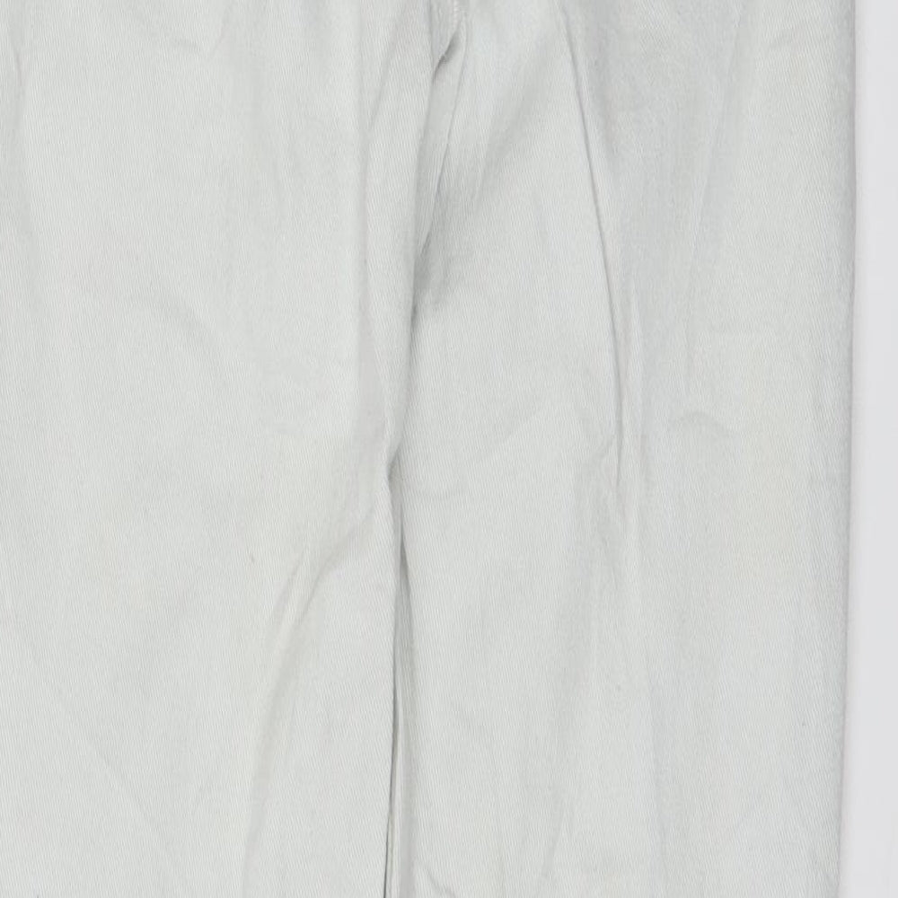 My Hailys Womens White  Denim Skinny Jeans Size XS L29 in