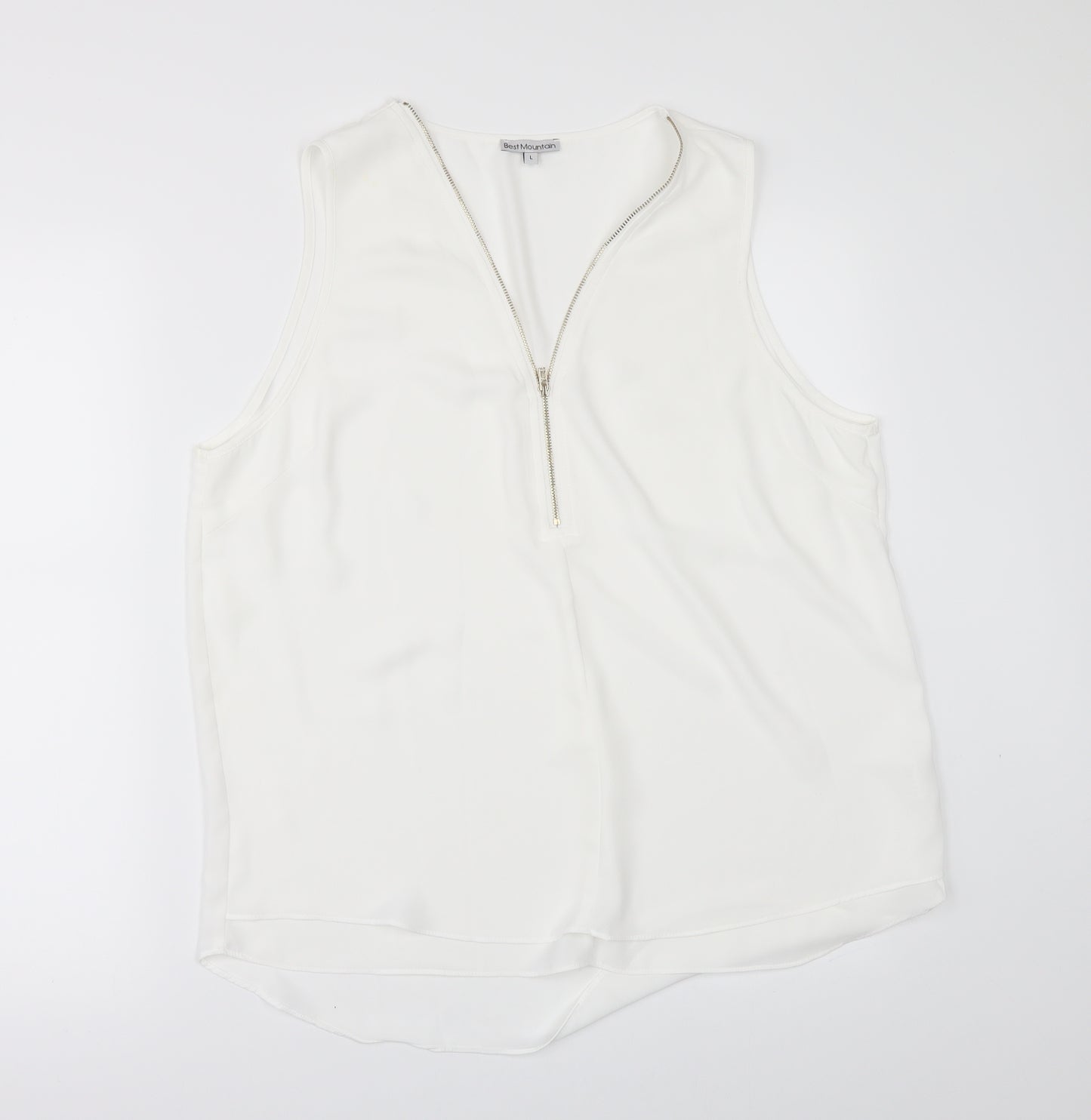 best moutain Womens Ivory   Tunic Blouse Size L