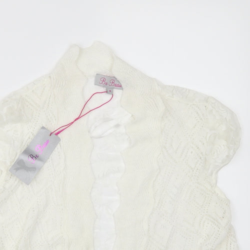 Be beau Womens Ivory   Cardigan Jumper Size 8