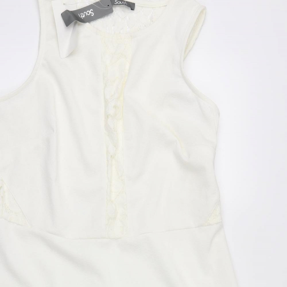 South Womens Ivory   Fit & Flare  Size 18
