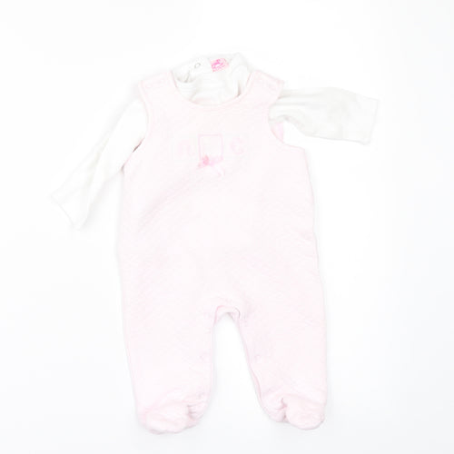 rock a bye Girls Pink   Romper One-Piece