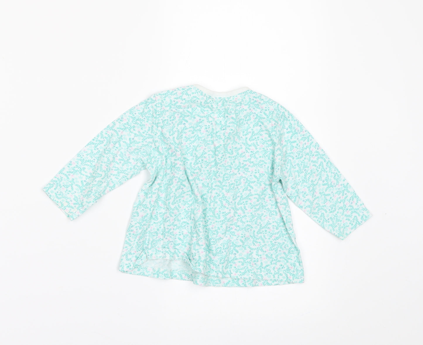 NEXT Girls Green Floral  A-Line  Size 3-6 Months