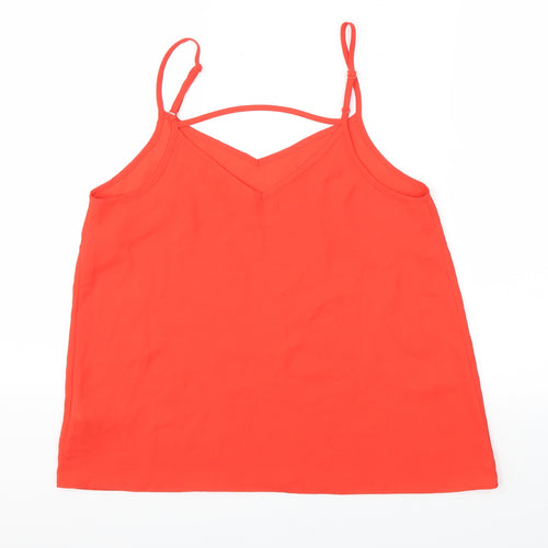 Primark Womens Red   Camisole Blouse Size 10