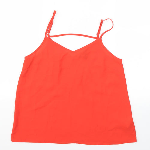 Primark Womens Red   Camisole Blouse Size 10
