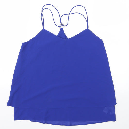 New Look Womens Blue   Basic Blouse Size 10