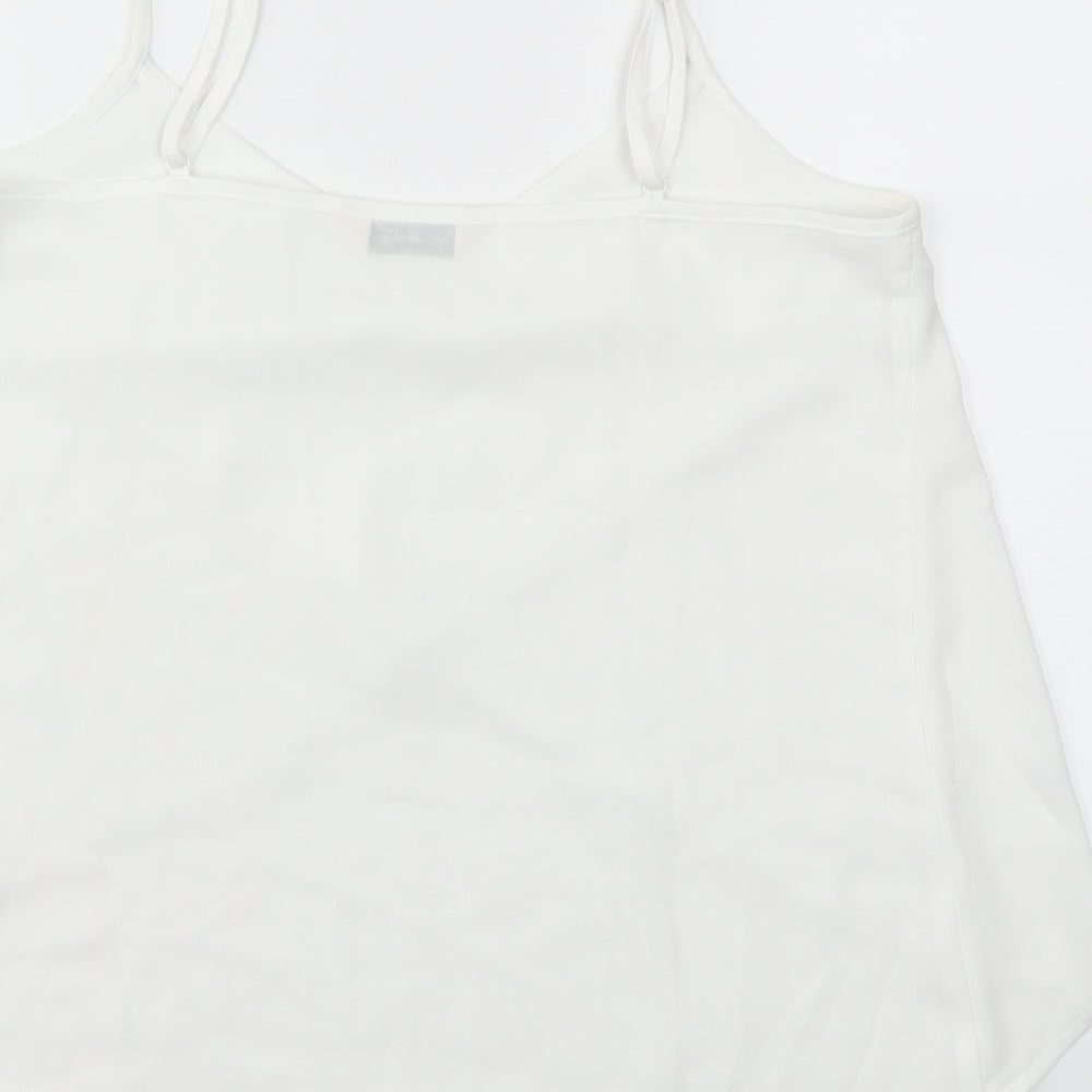 Miss Selfridge Womens White   Basic Blouse Size 6