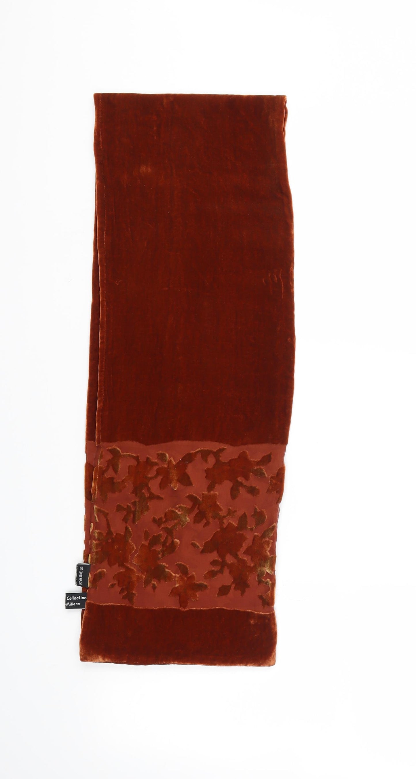 Preworn Womens Brown Floral   Scarf