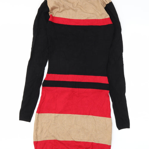 LIPSY  Womens Black Striped  A-Line  Size 6