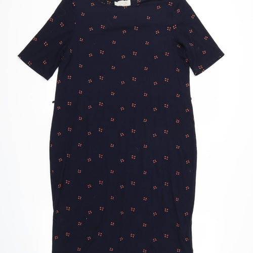 HOBS  Womens Blue Floral  Fit & Flare  Size 12