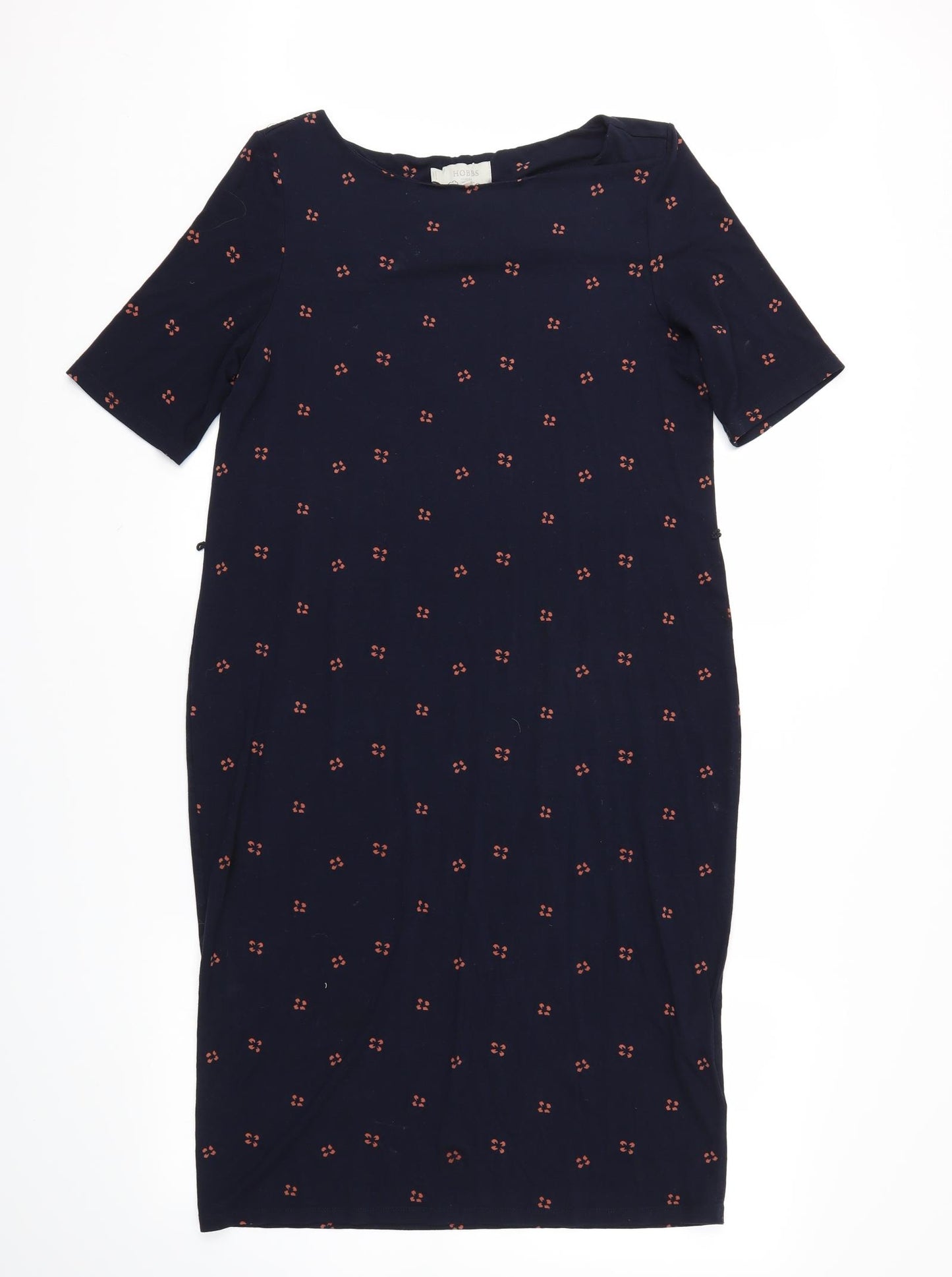 HOBS  Womens Blue Floral  Fit & Flare  Size 12