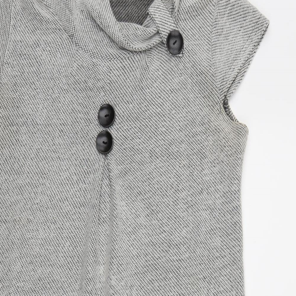 Pussycat London Womens Grey   Fit & Flare  Size 12