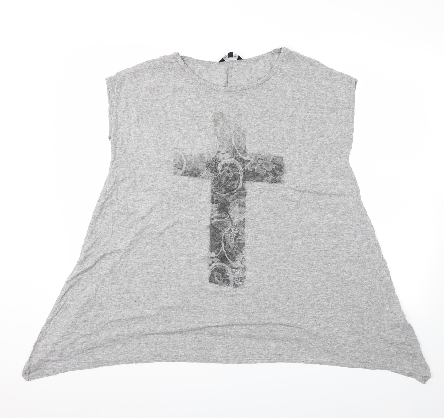 New Look Womens Green    T-Shirt Size 14