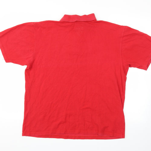 COTTON CLASSICS  Mens Red    Polo Size L