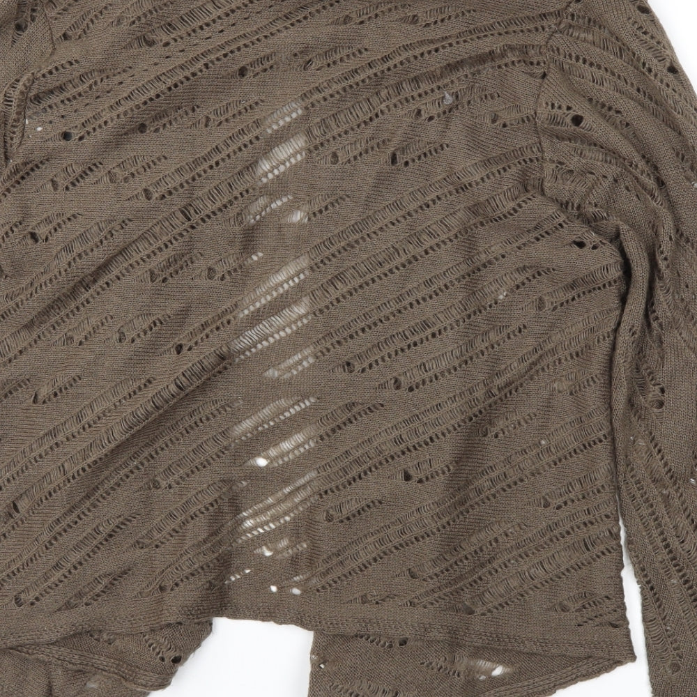 F&F Womens Brown   Cardigan Jumper Size 16