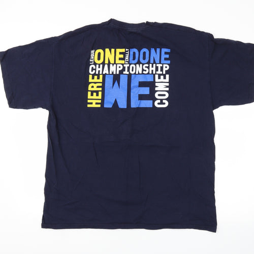 Fruit of the Loom Mens Blue    T-Shirt Size XL