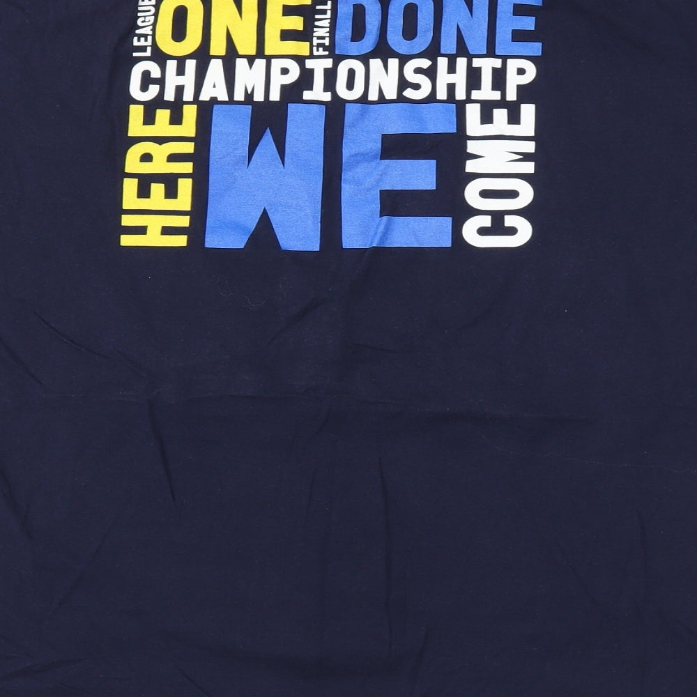 Fruit of the Loom Mens Blue    T-Shirt Size XL