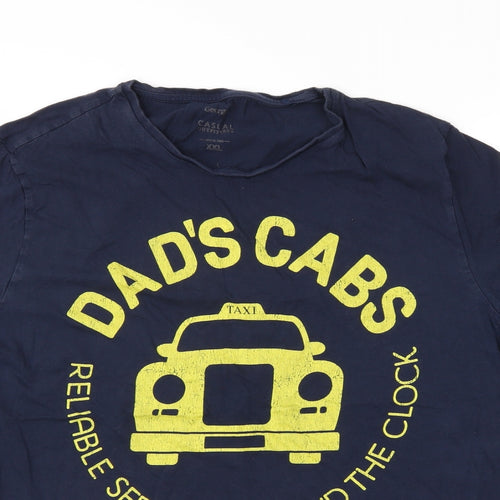 George Mens Blue    T-Shirt Size 2XL