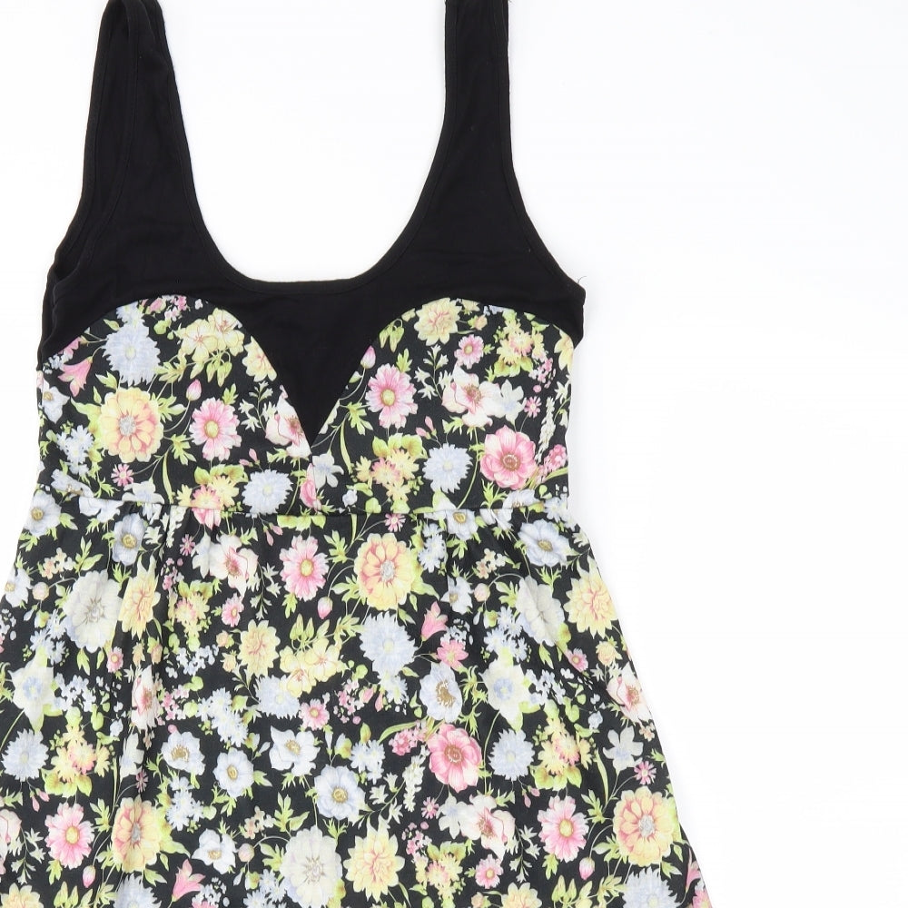 Primark Womens Multicoloured Floral  Fit & Flare  Size 10