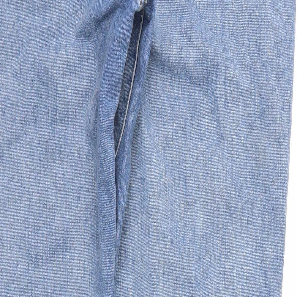 Boohoo Mens Blue   Straight Jeans Size 32 L31 in