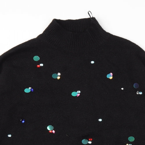 F&F Womens Black   Pullover Jumper Size 12