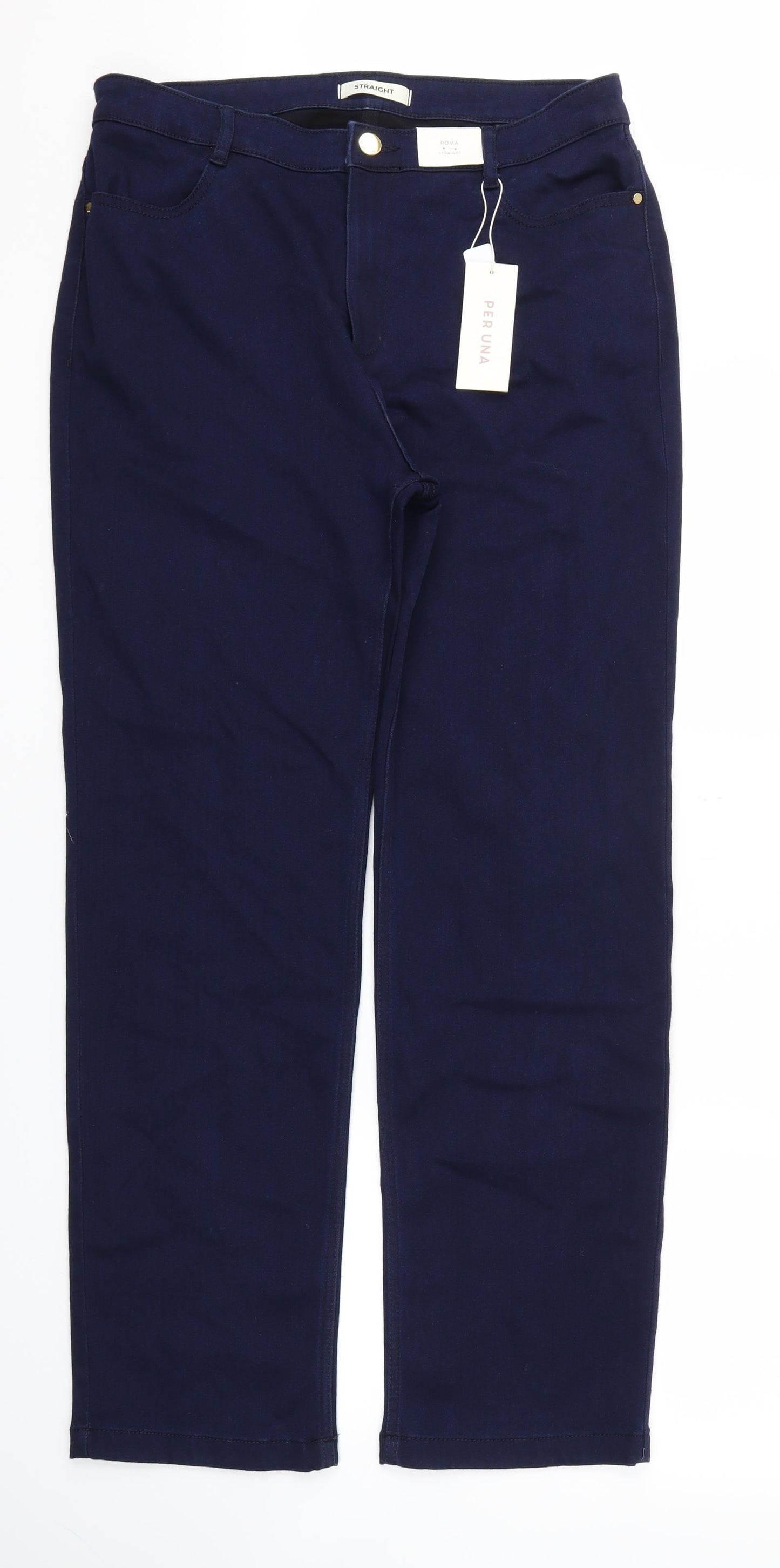 straight  Womens Blue   Straight Jeans Size 16 L30 in