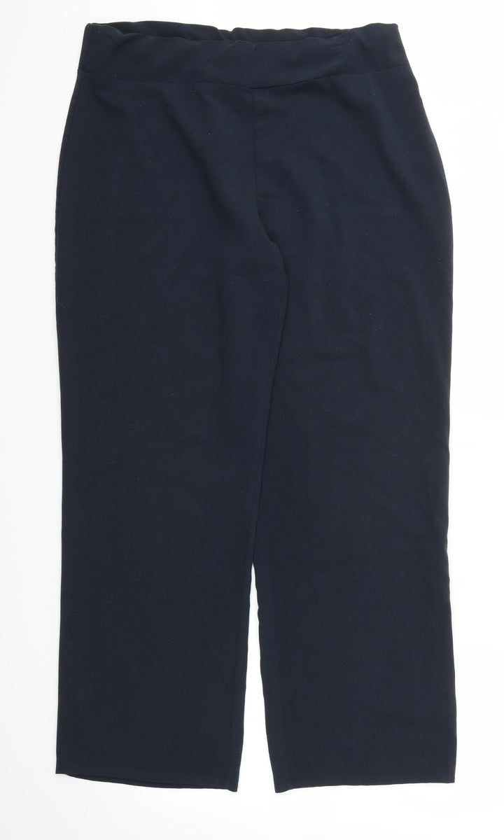 Autonomy Womens Blue   Trousers  Size 16 L29 in - Stretch waistband