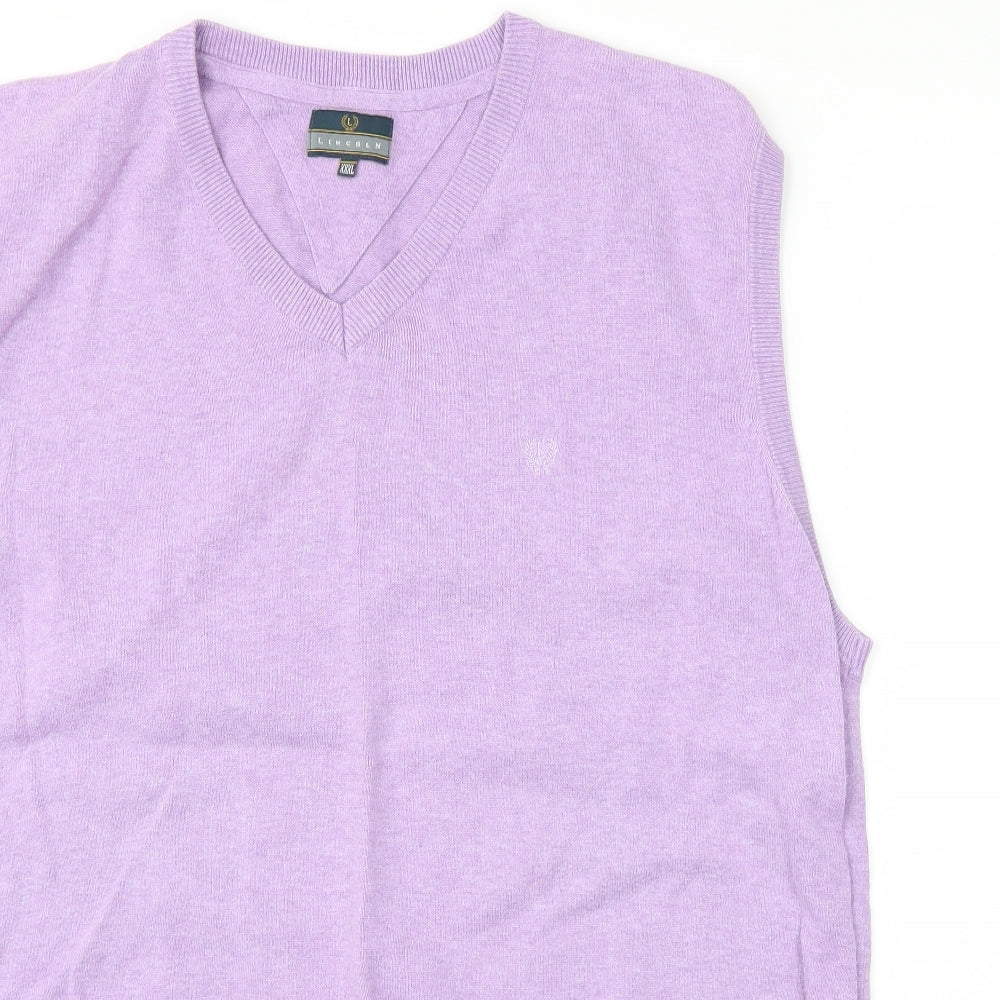 Lincoln Mens Purple   Pullover Jumper Size 3XL
