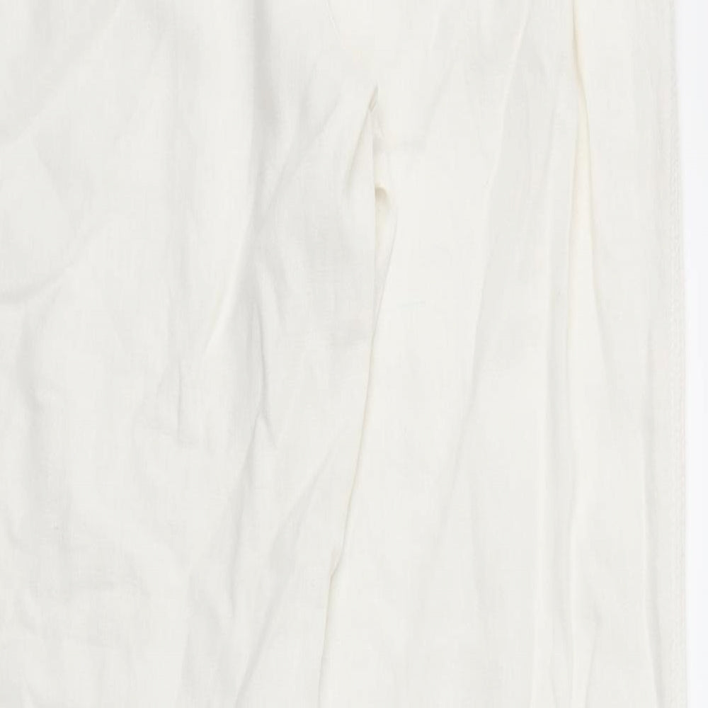 BHS Womens Ivory   Trousers  Size 16 L29 in