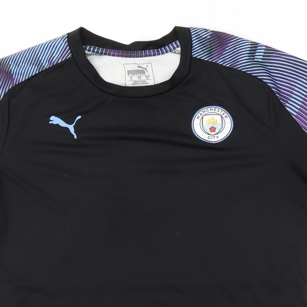 PUMA Boys Black   Basic T-Shirt Size XL