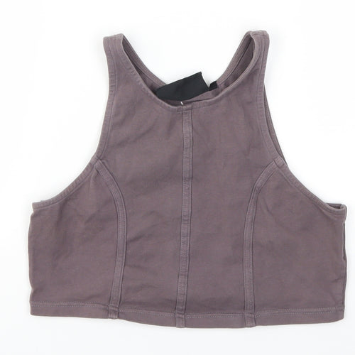 Couture Womens Purple   Basic T-Shirt Size M