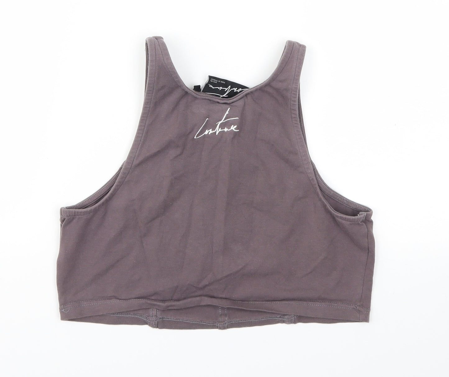 Couture Womens Purple   Basic T-Shirt Size M