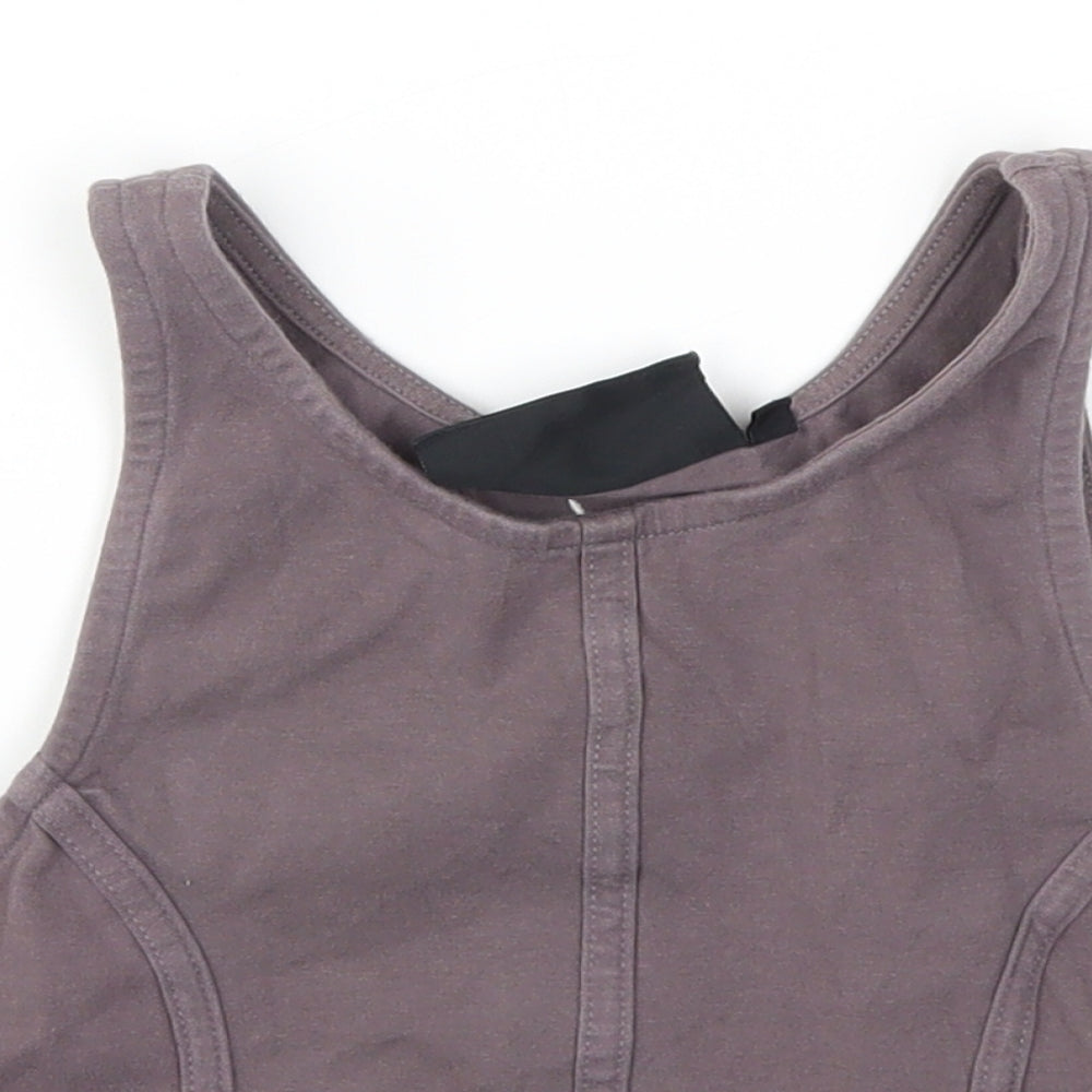 Couture Womens Purple   Basic T-Shirt Size M
