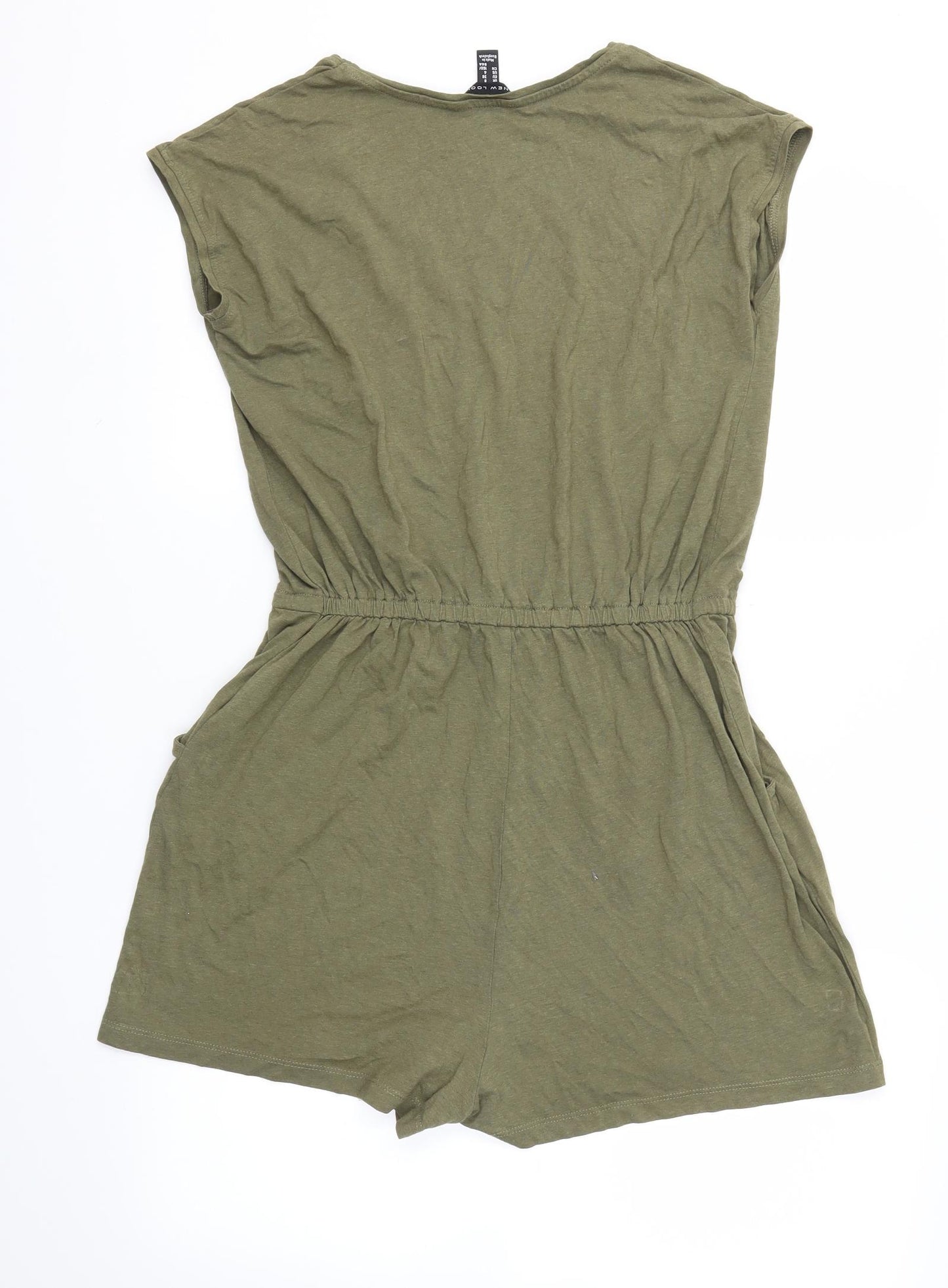 New Look Womens Green   Playsuit One-Piece Size 8
