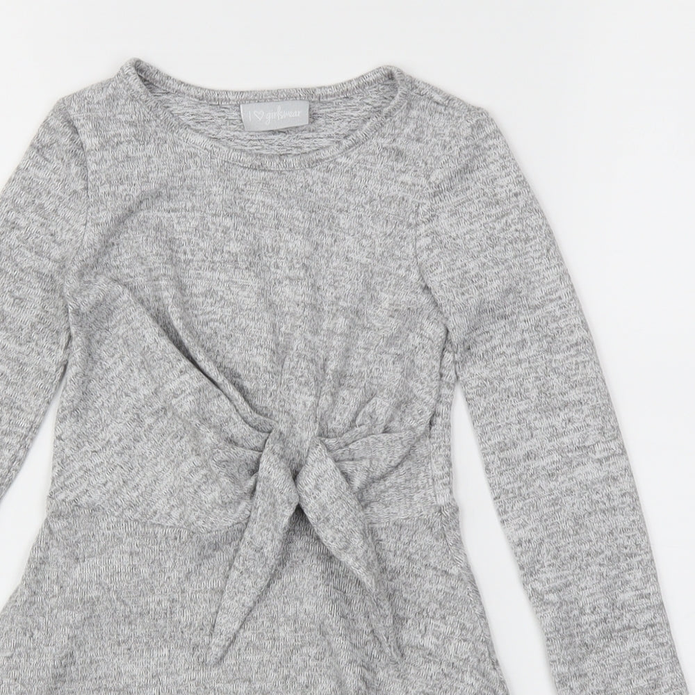 I love girls wear Girls Grey   Fit & Flare  Size 4 Years