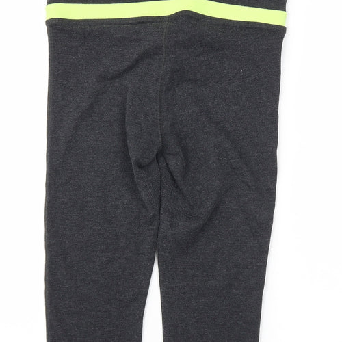 F&F Womens Grey   Capri Trousers Size S L20 in - Stretch waistband