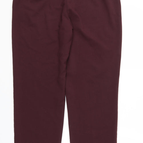 M&S Womens Purple   Trousers  Size 16 L29 in