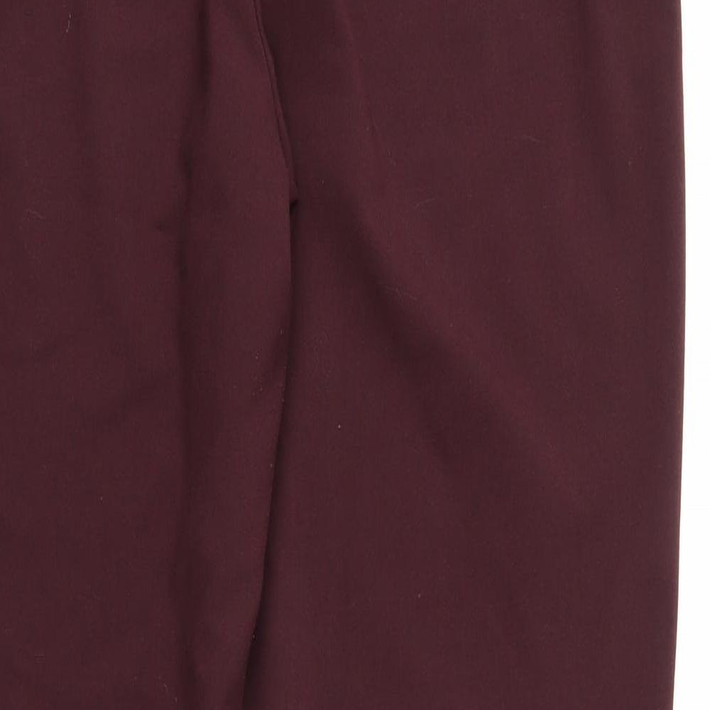 M&S Womens Purple   Trousers  Size 16 L29 in
