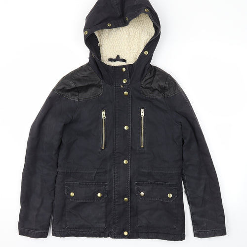 Topshop Womens Black   Jacket Coat Size 6