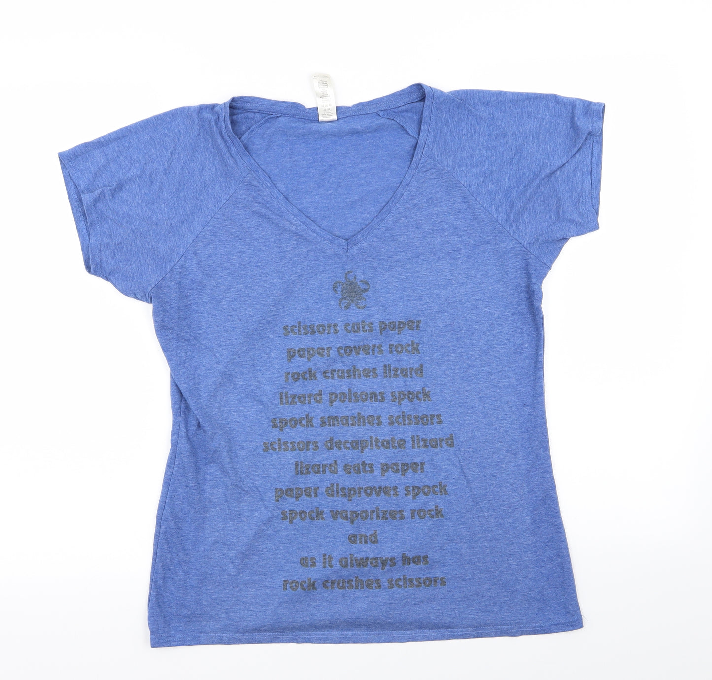 B&C collection Womens Blue   Basic T-Shirt Size M