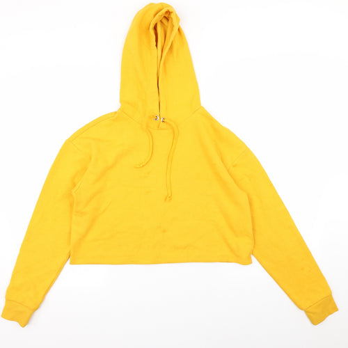 Divided by H&M Womens Yellow   Pullover Jumper Size S  - crop