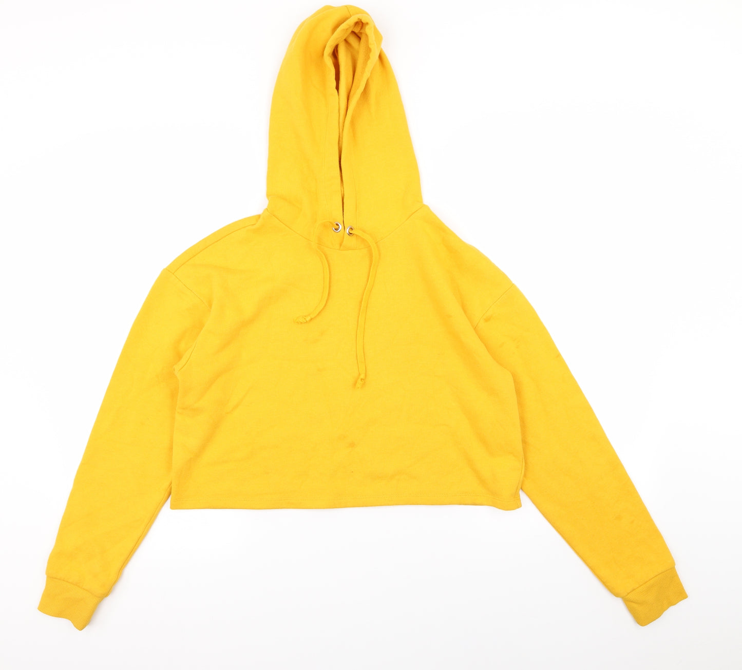 Divided by H&M Womens Yellow   Pullover Jumper Size S  - crop