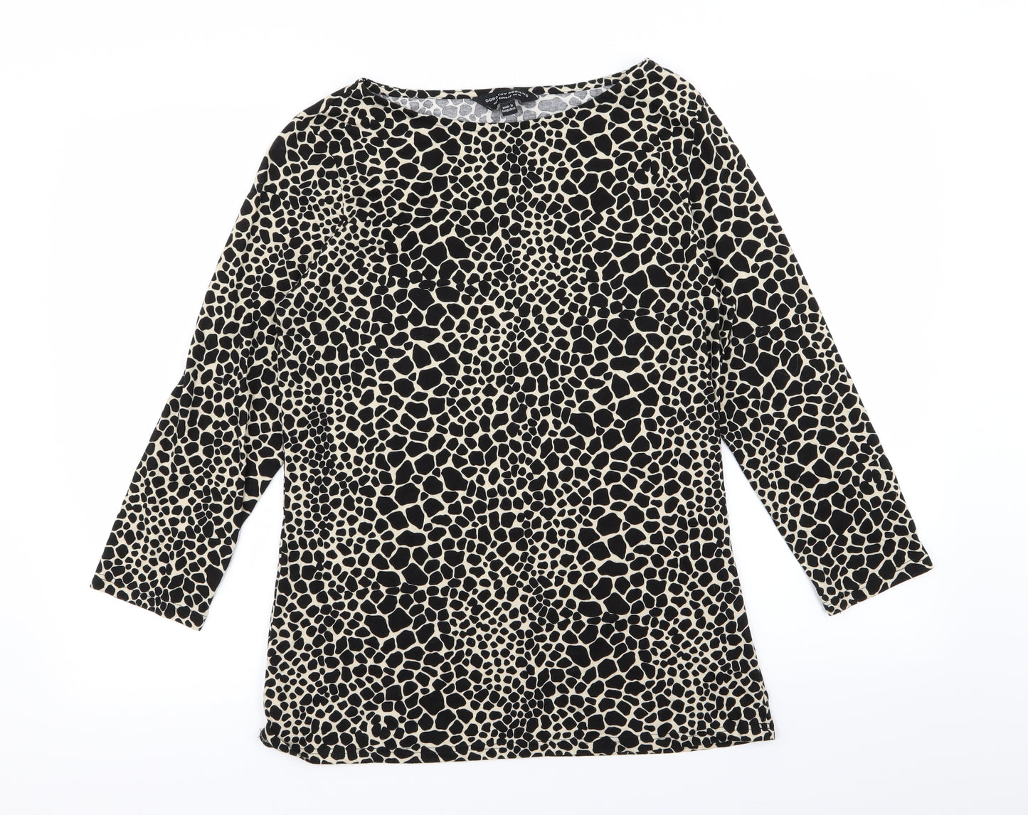 Dorothy Perkins Womens Multicoloured Animal Print  Basic T-Shirt Size 14