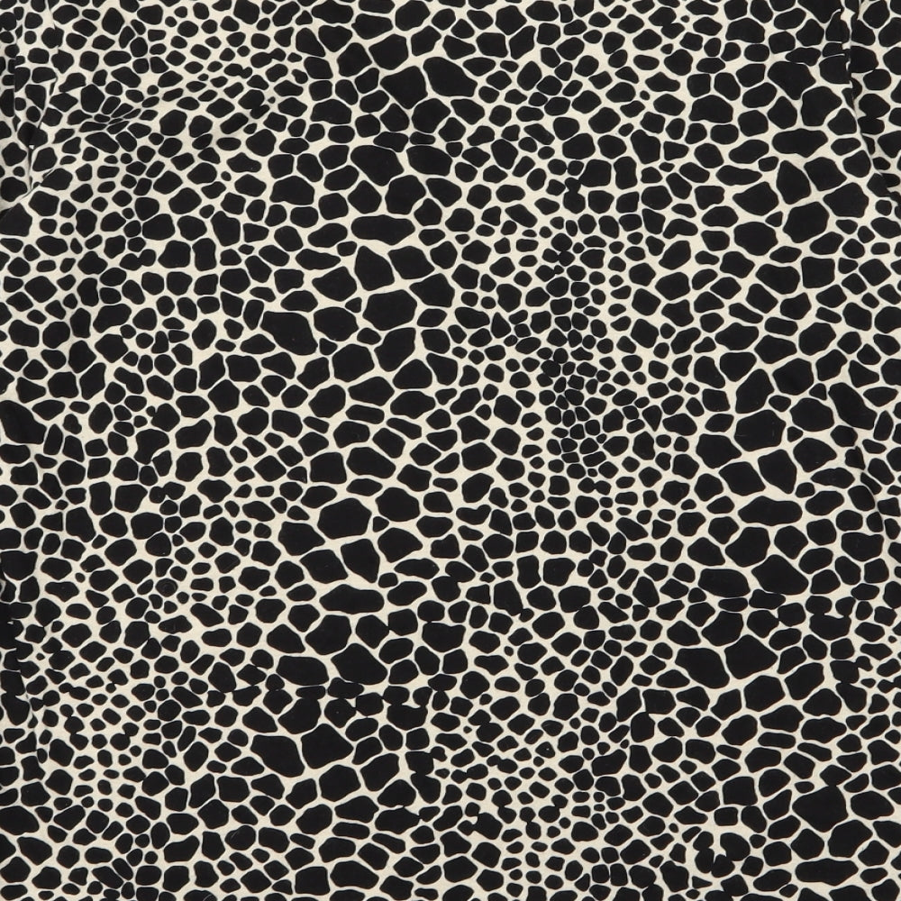 Dorothy Perkins Womens Multicoloured Animal Print  Basic T-Shirt Size 14