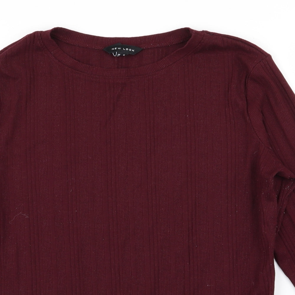 New Look Womens Purple   Basic T-Shirt Size 16